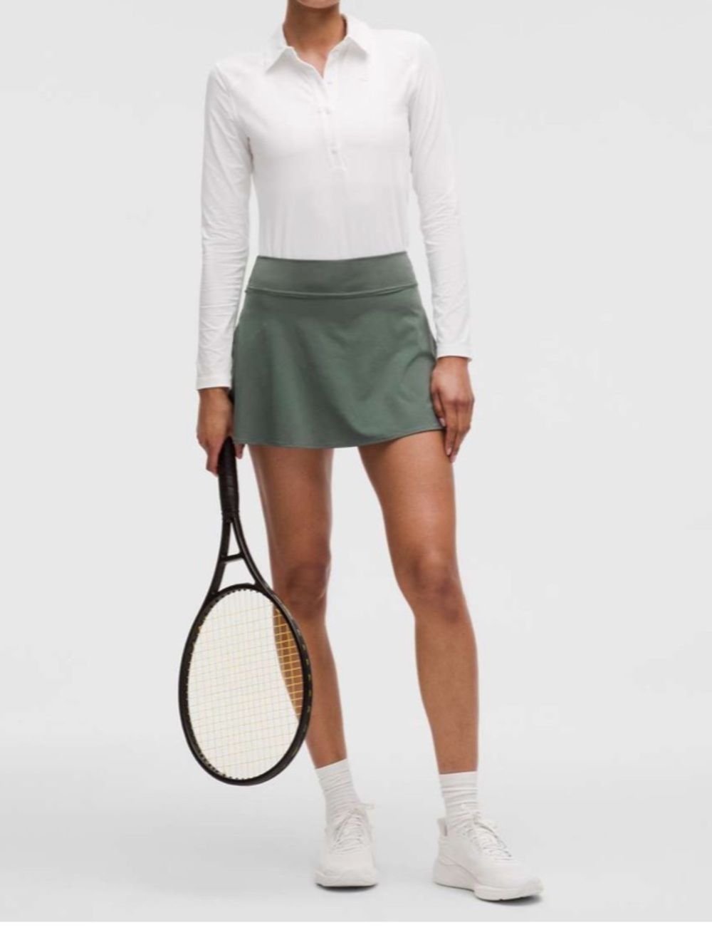 lululemon sz 8 Dark Forest Lightweight High-Rise Tennis skirt athleisure lounge